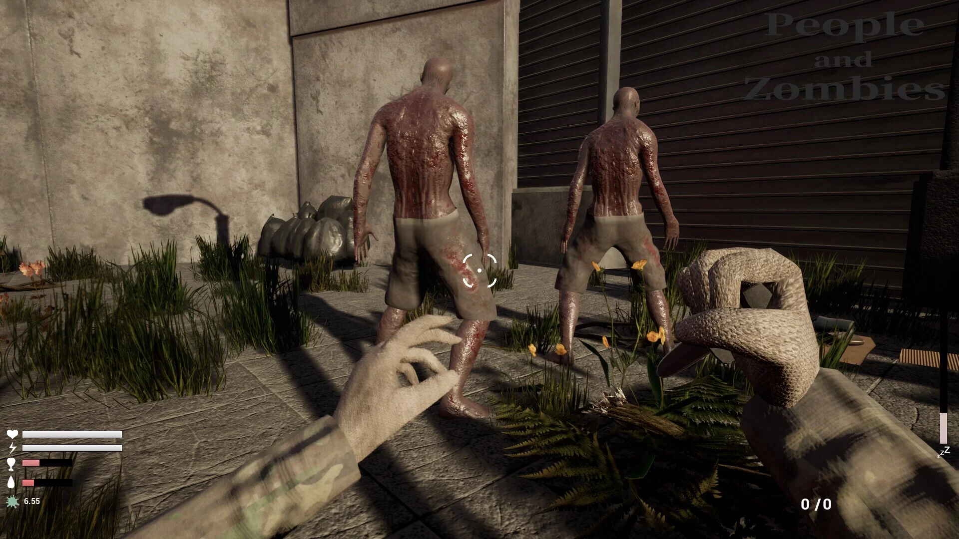 Изображение игры: People and Zombies
