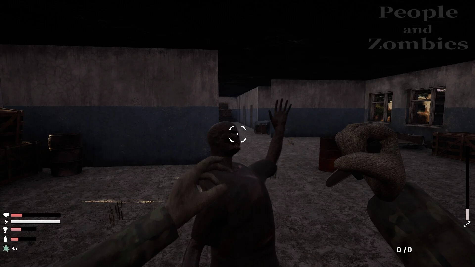 Изображение игры: People and Zombies
