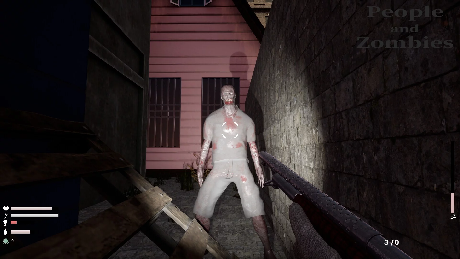 Изображение игры: People and Zombies