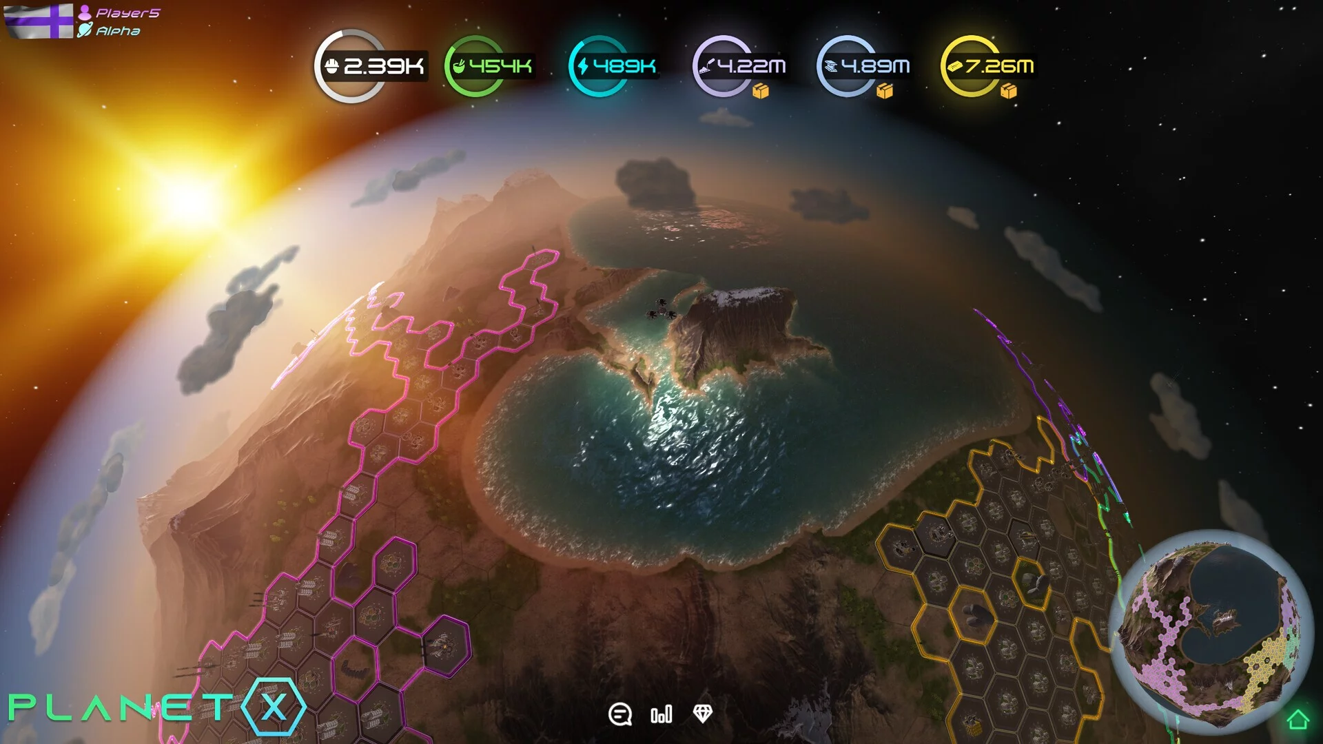 Изображение игры: PlanetX