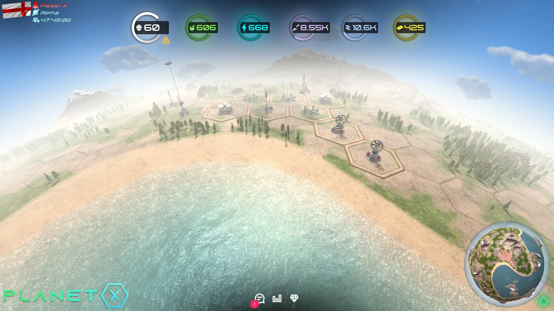 Изображение игры: PlanetX