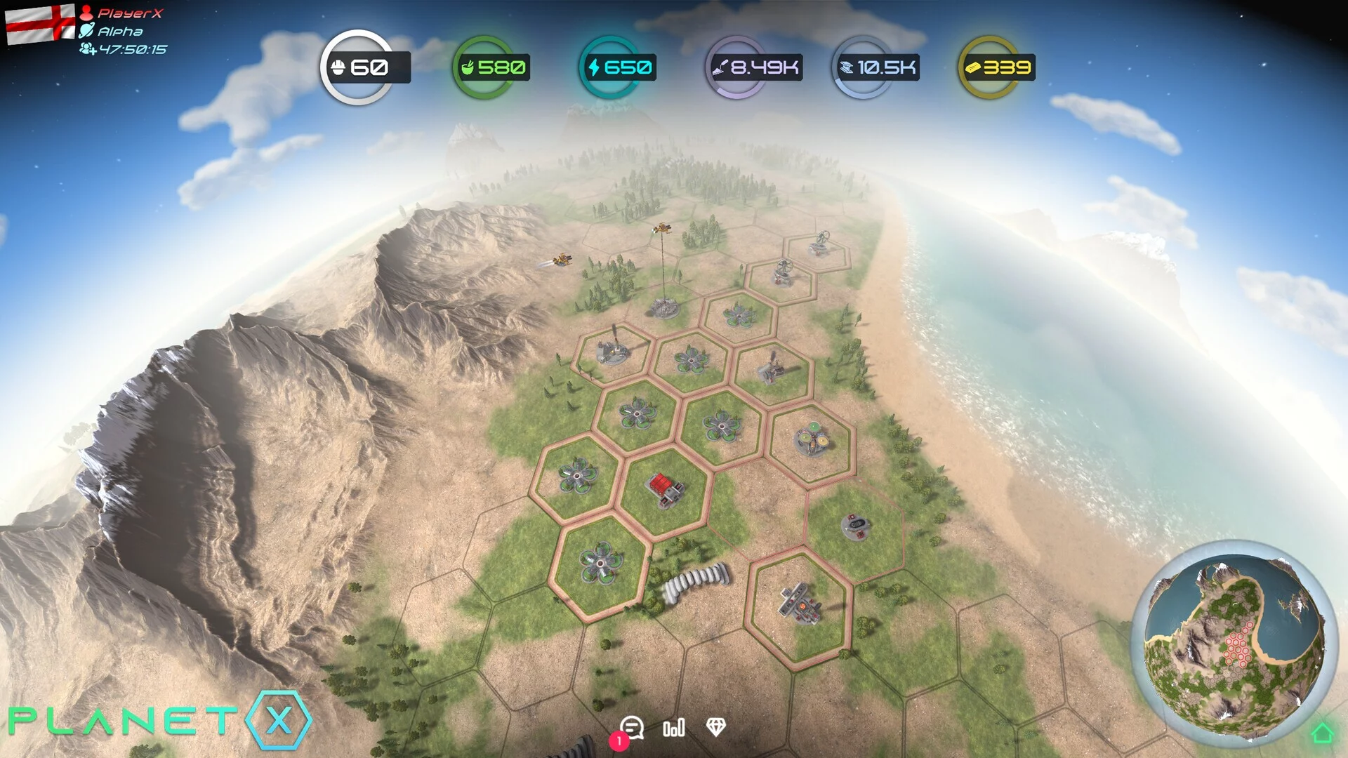 Изображение игры: PlanetX