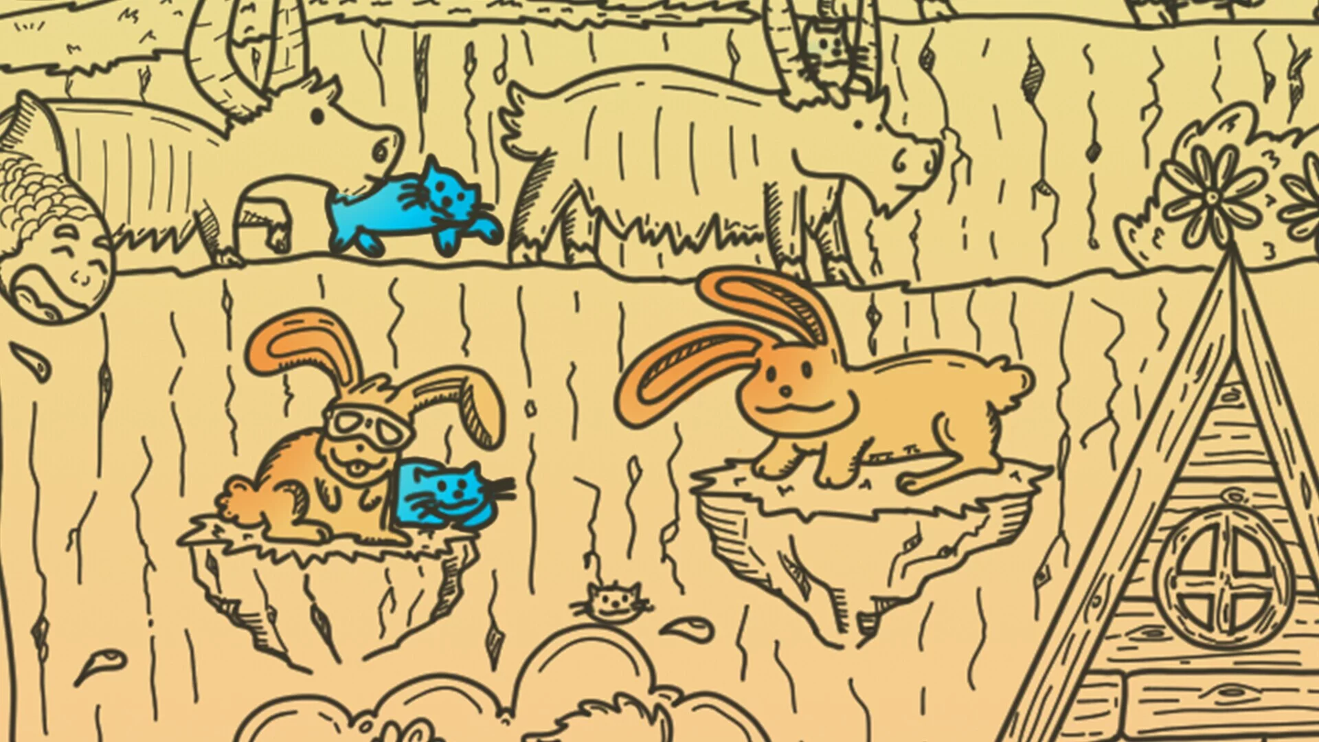 Изображение игры: Hidden Cats - Easter