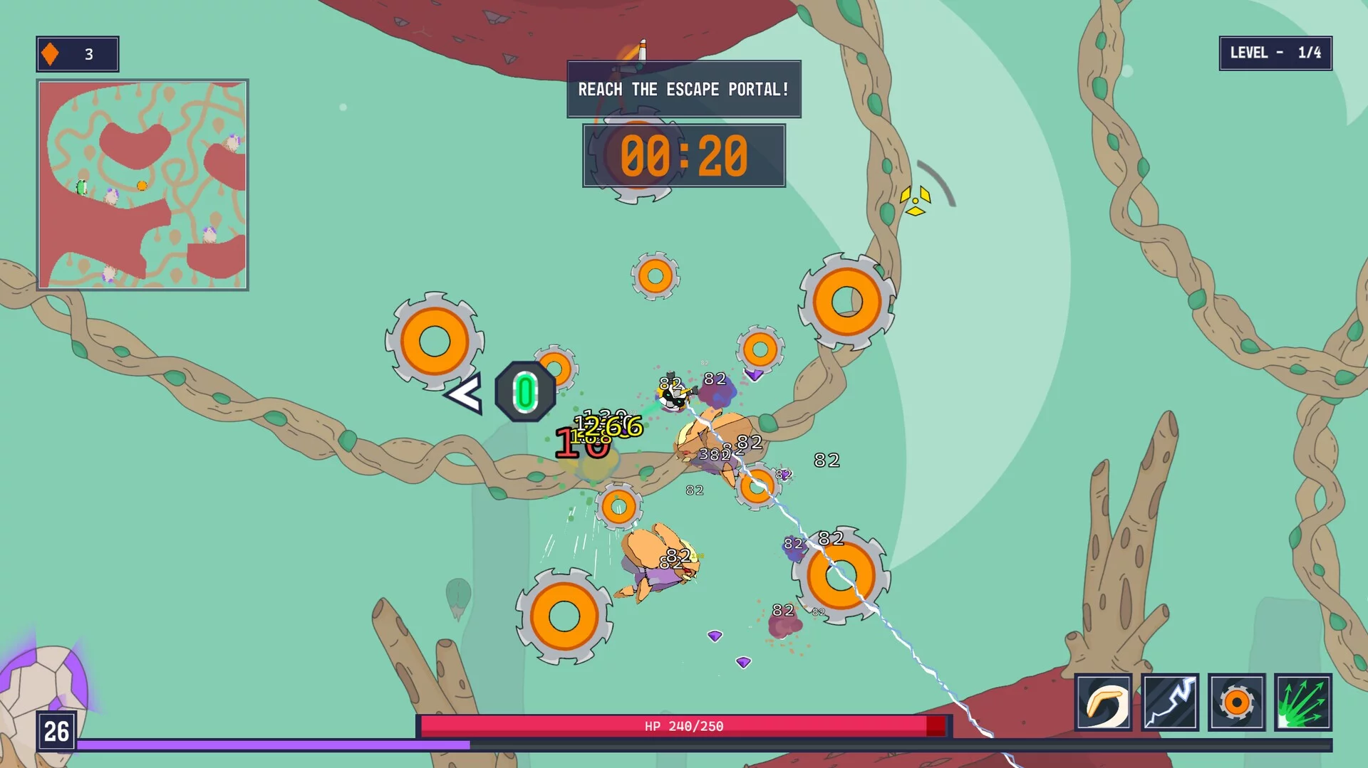 Изображение игры: Slingbot Survivors