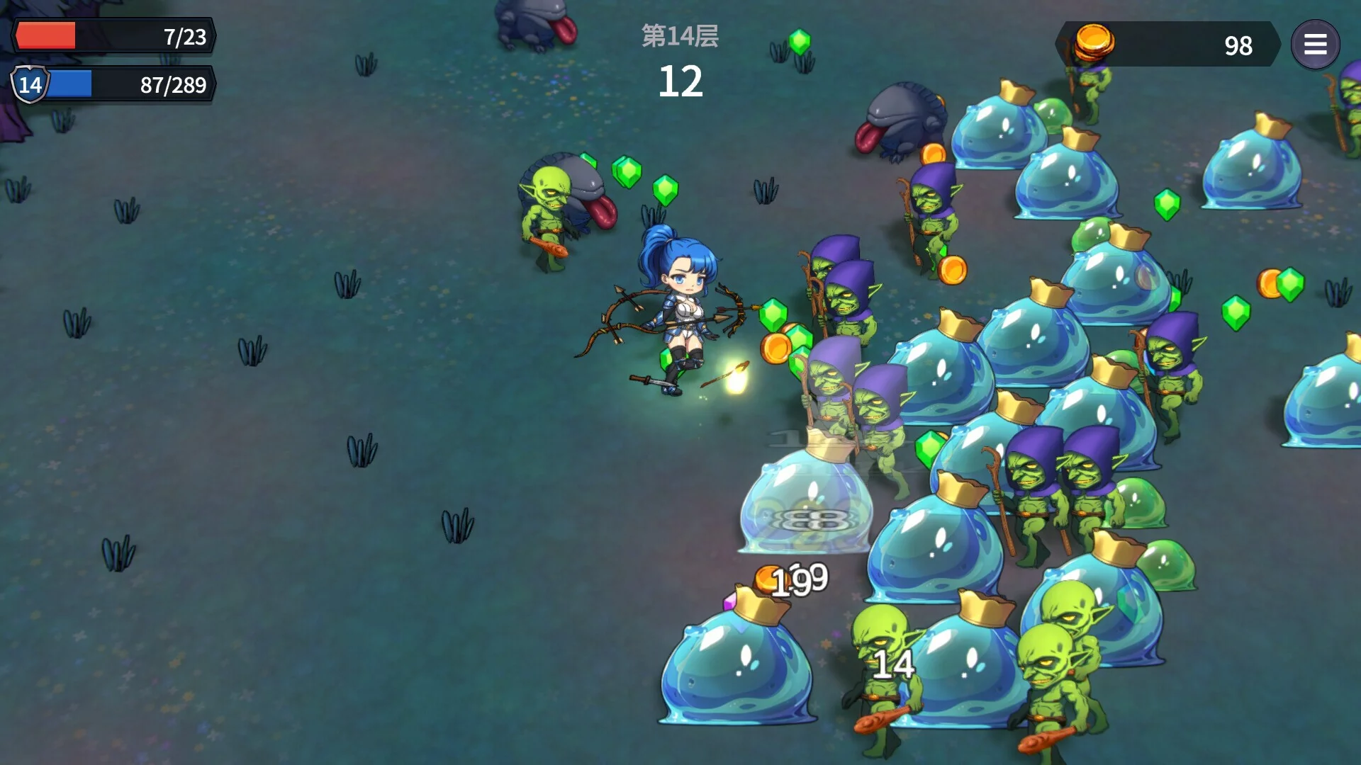 Изображение игры: Survivor Girls of Monster Dungeon