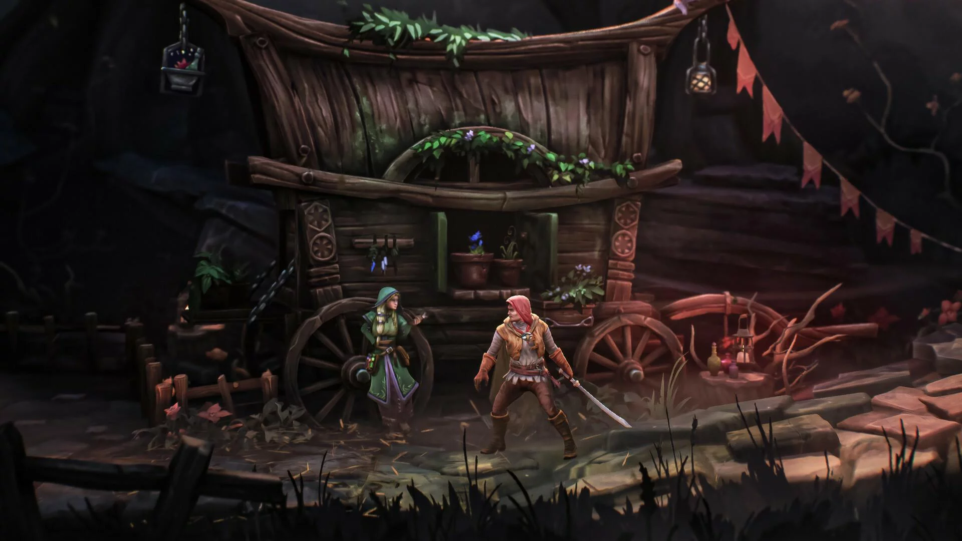 Изображение игры: Mandragora: Whispers of the Witch Tree — Digital Deluxe