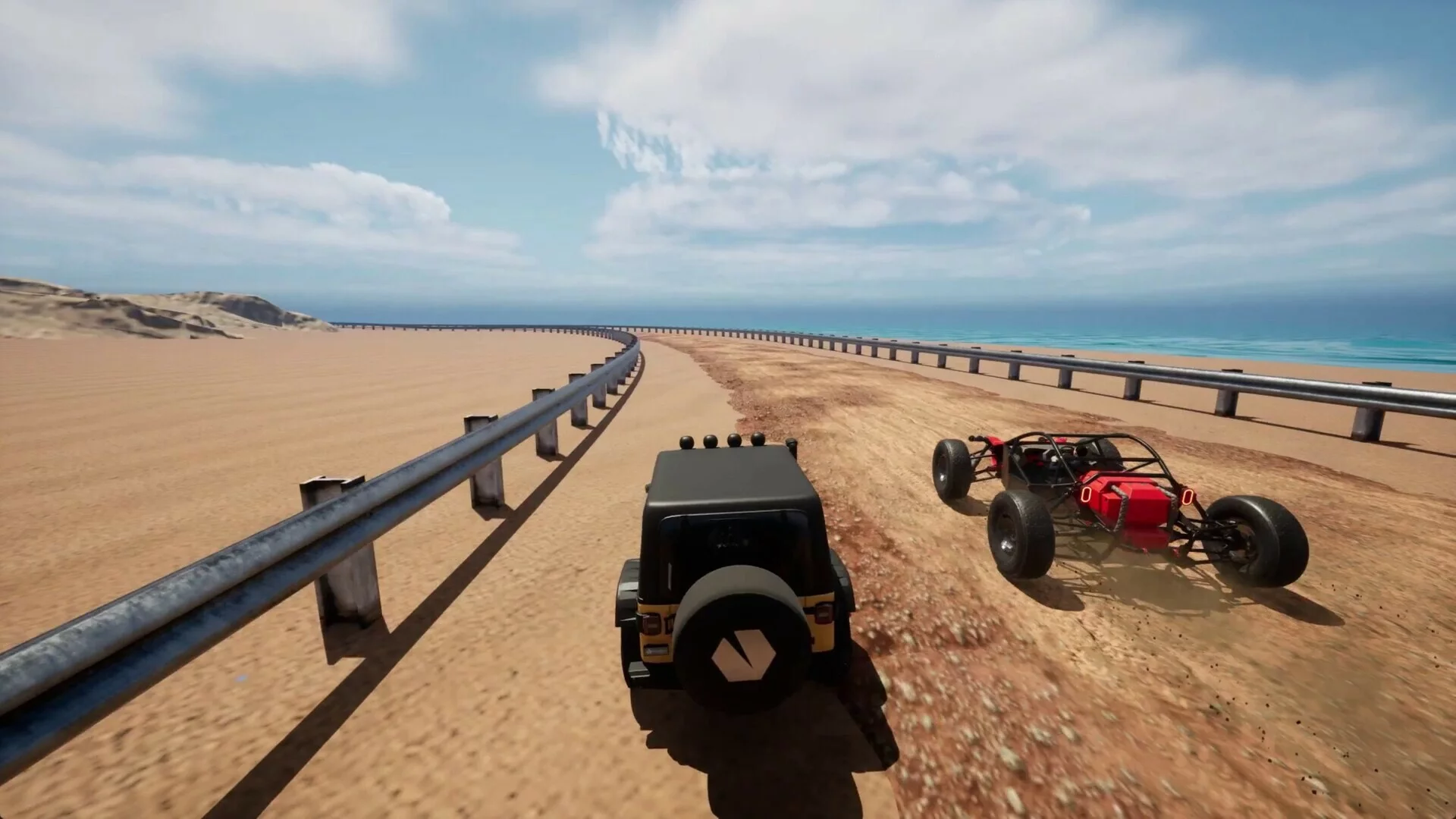 Изображение игры: Extreme Offroad Racing VR