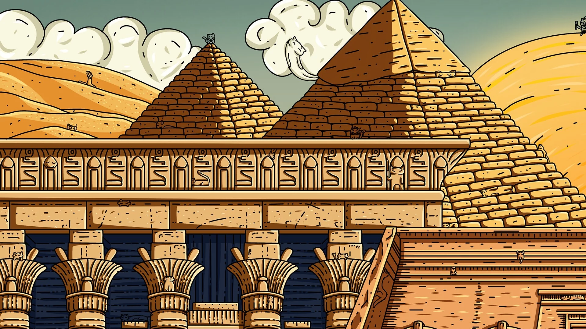 Изображение игры: 100 Egypt Cats
