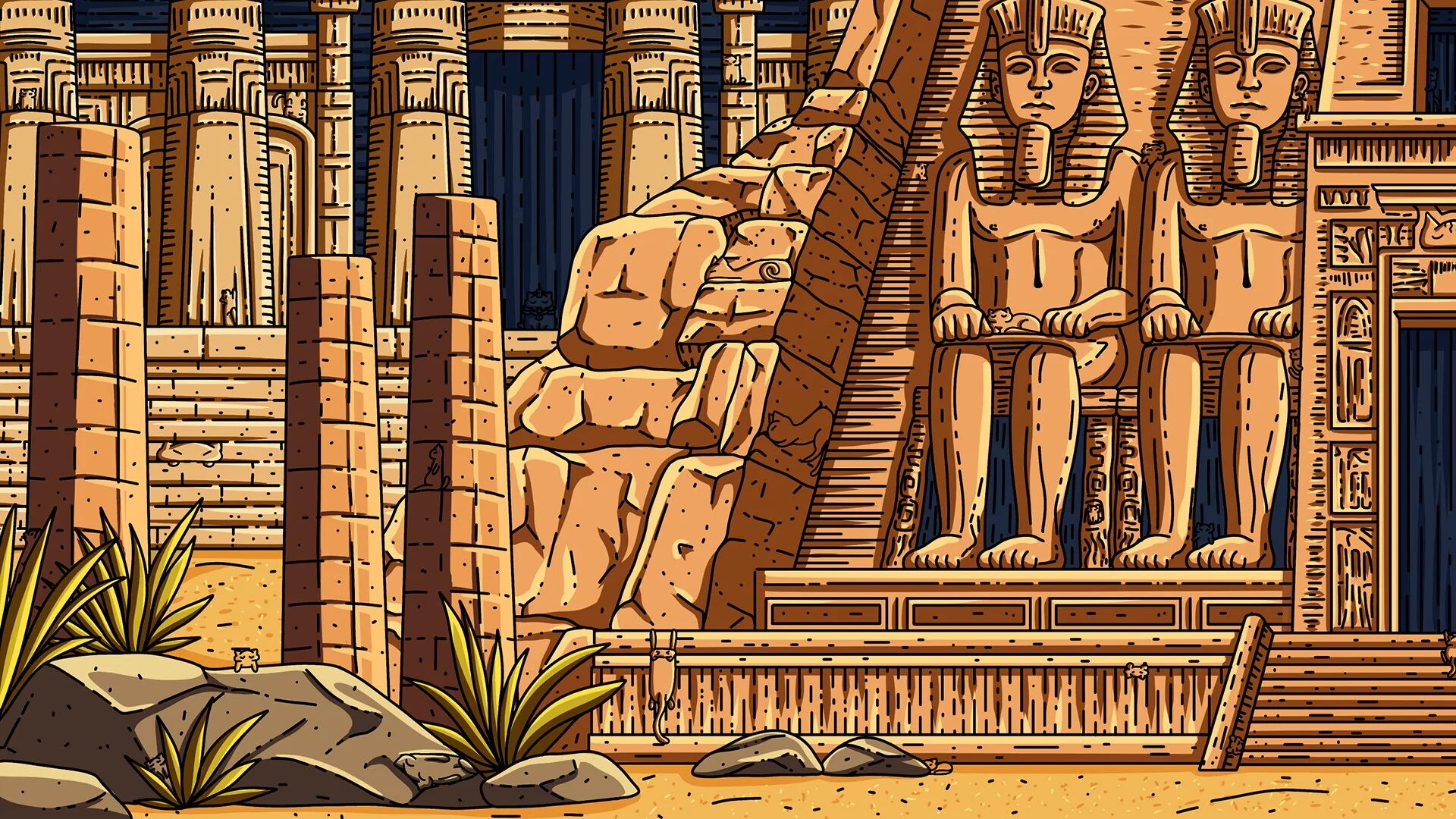 Изображение игры: 100 Egypt Cats