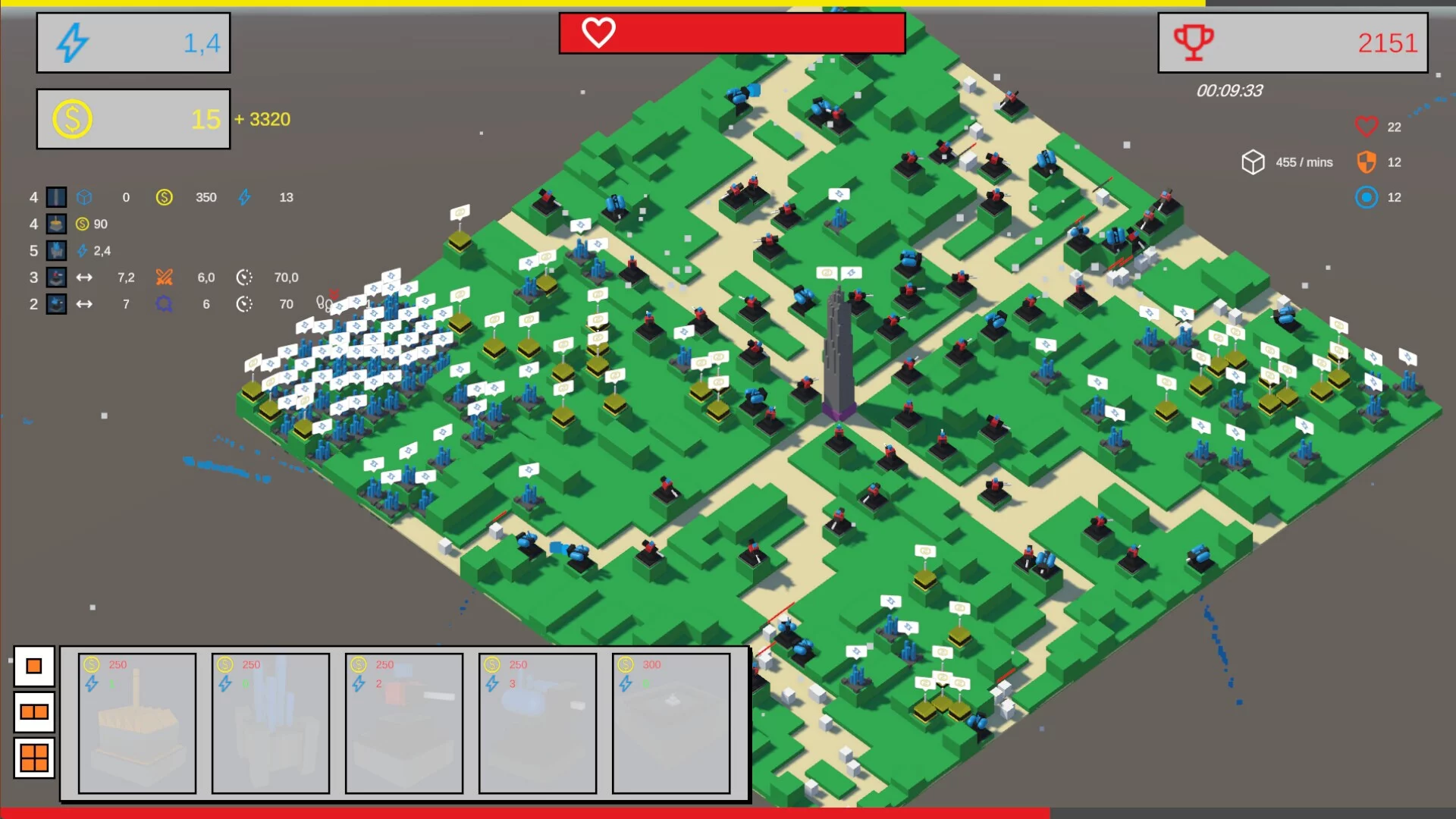 Изображение игры: Cube Guardian: Tower Defender