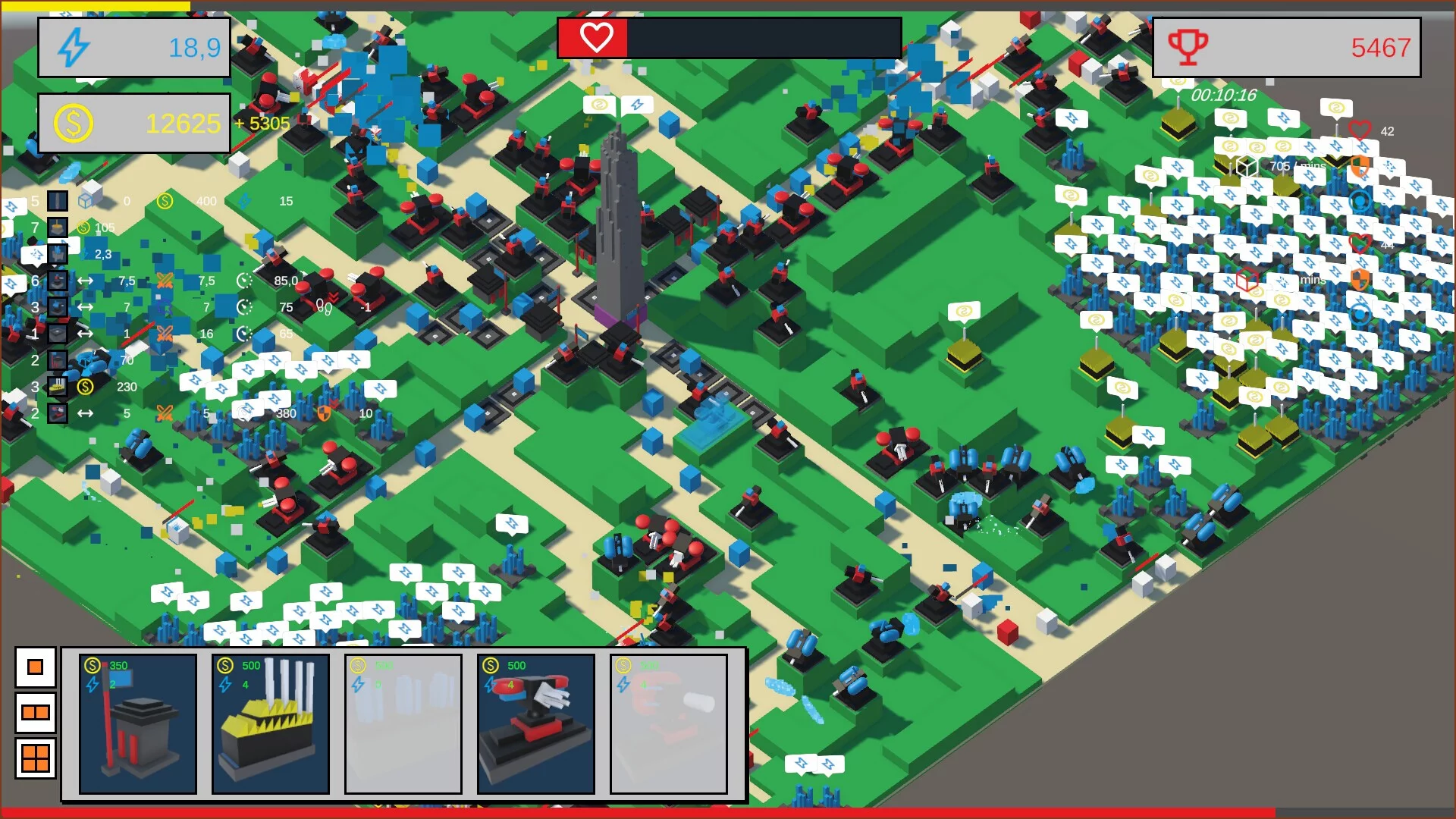 Изображение игры: Cube Guardian: Tower Defender