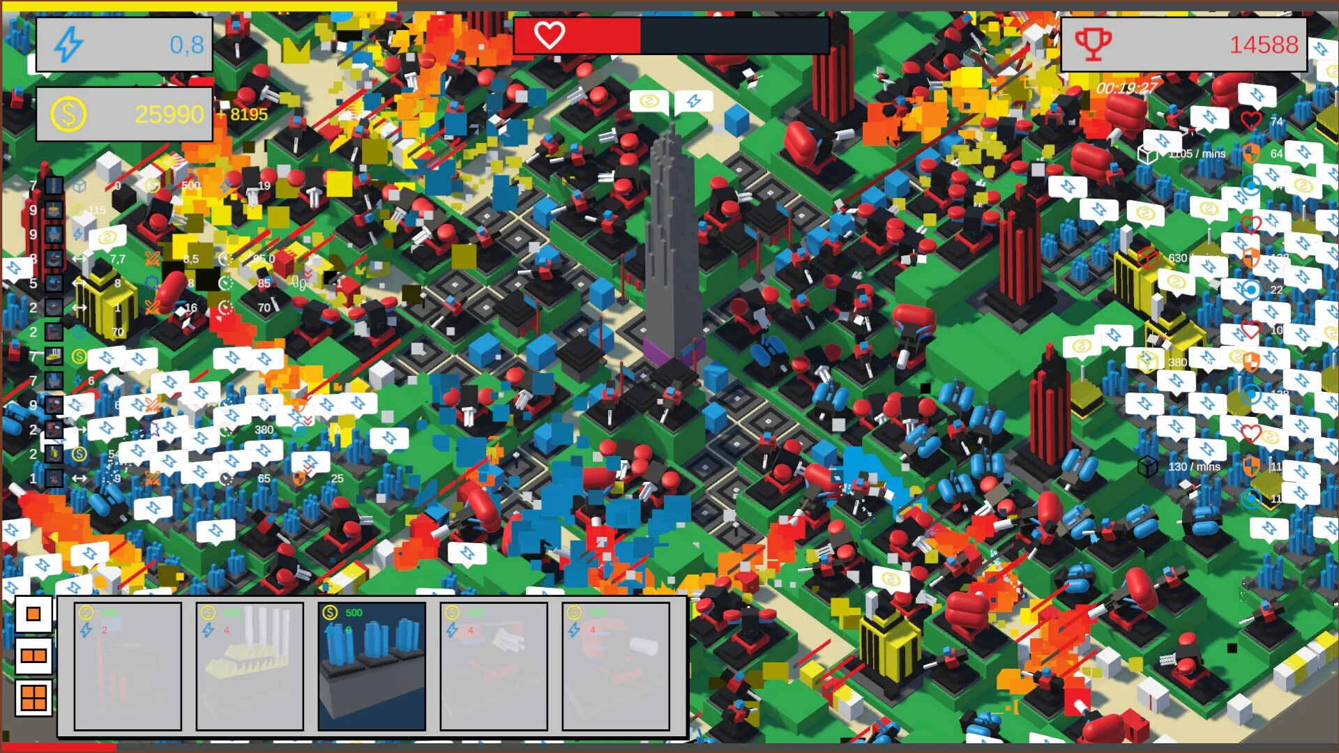 Изображение игры: Cube Guardian: Tower Defender