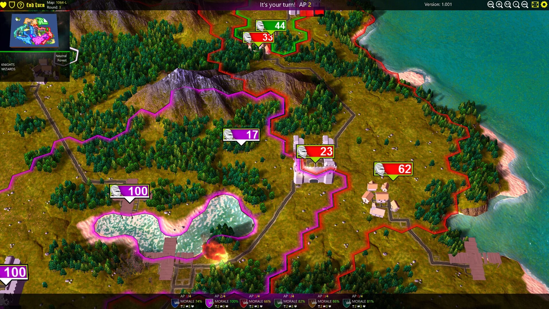 Изображение игры: Wizards and Knights
