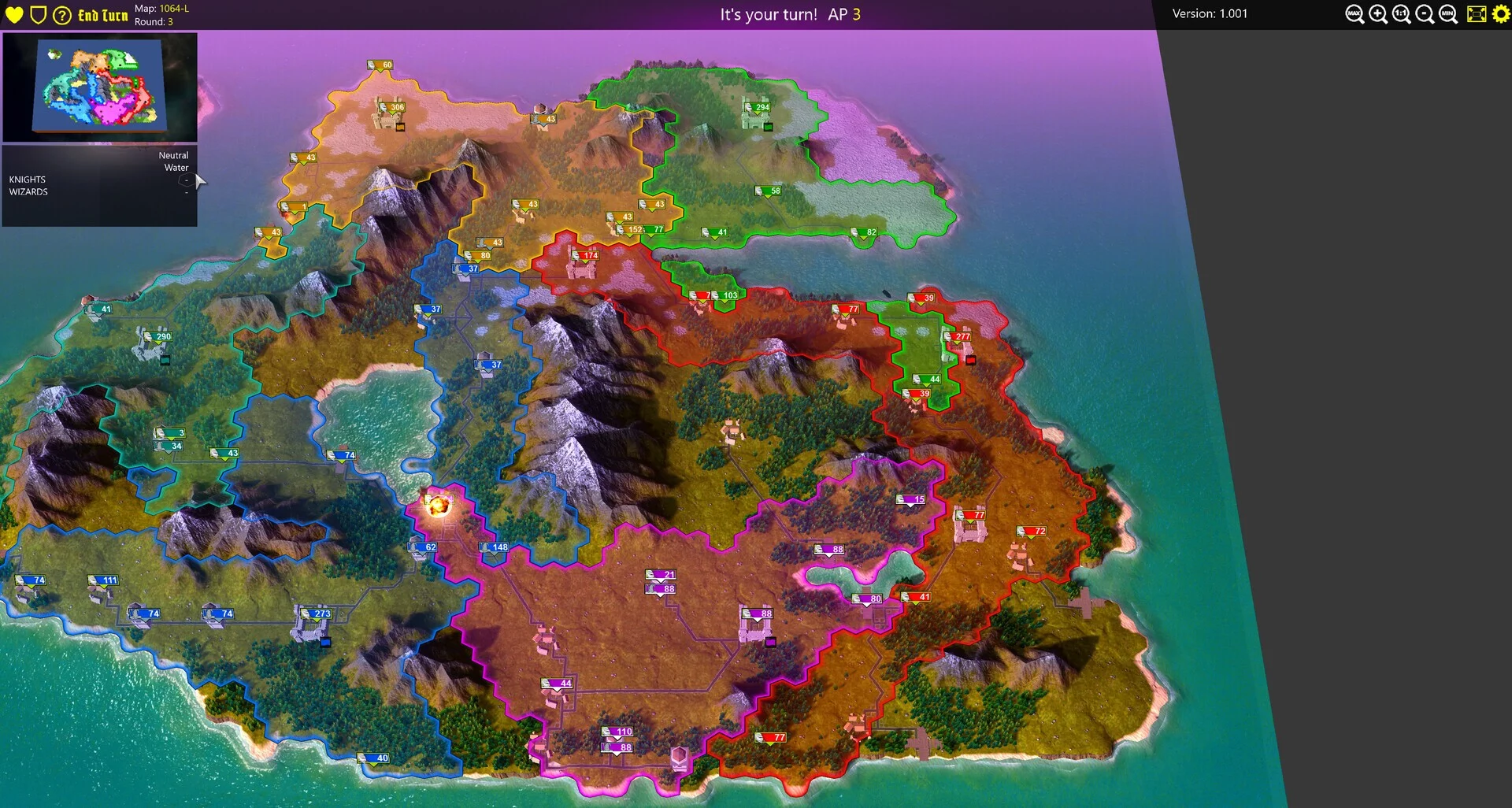 Изображение игры: Wizards and Knights
