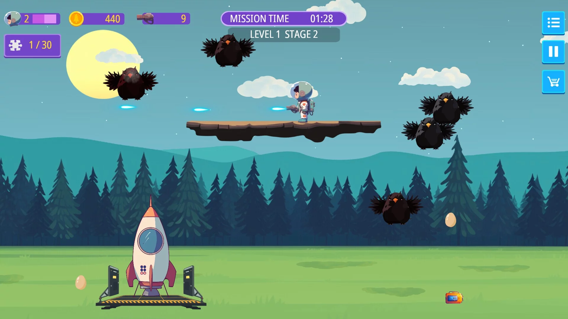Изображение игры: Zero Gravity Heroes