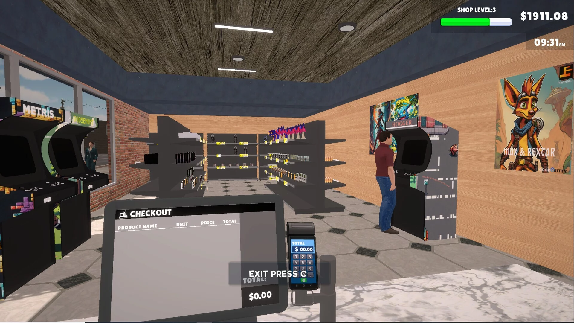 Изображение игры: Retro GameShop Simulator