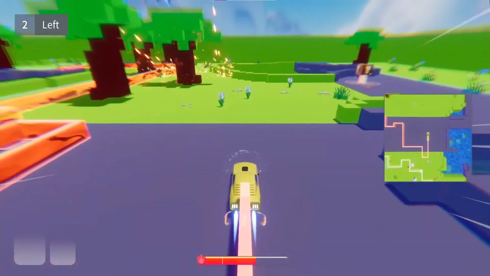 Изображение игры: Trail Racer
