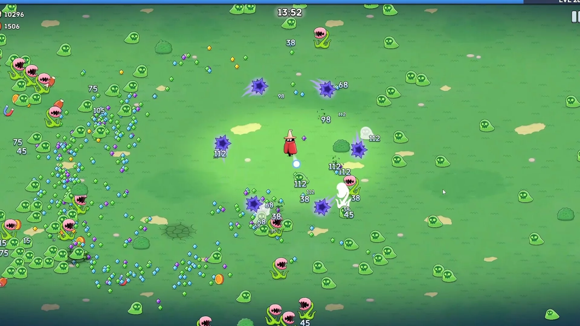 Изображение игры: 魔法幸存者 Magic Survivors