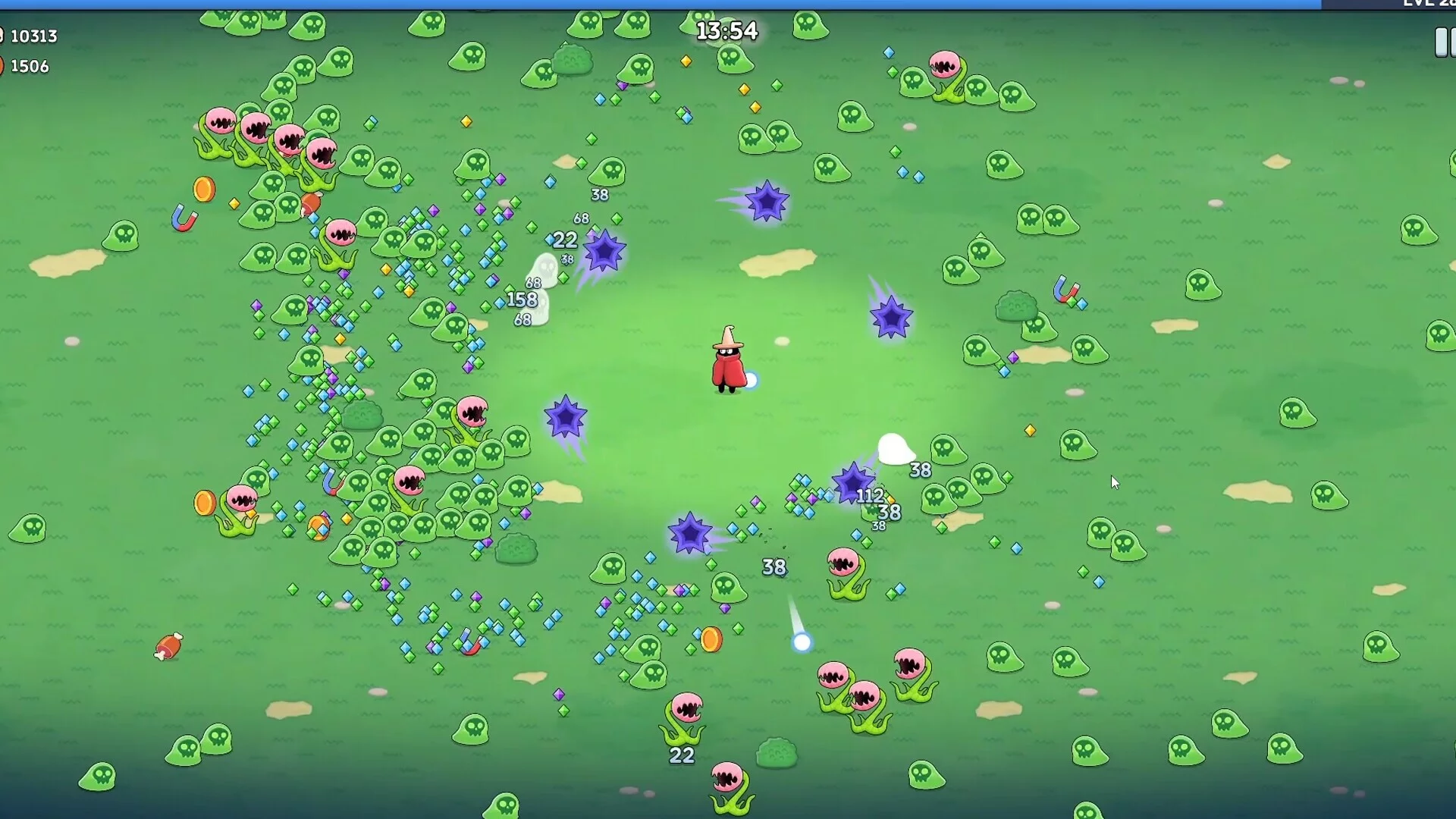 Изображение игры: 魔法幸存者 Magic Survivors