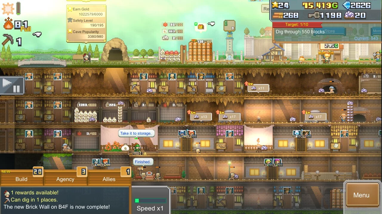 Изображение игры: Cavern Adventurers
