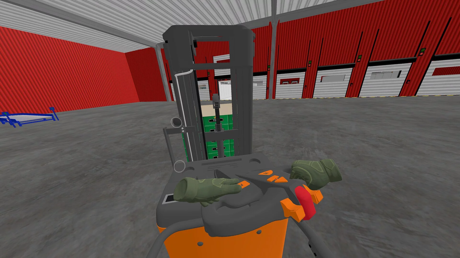 Изображение игры: Forklift Driving Simulator VR