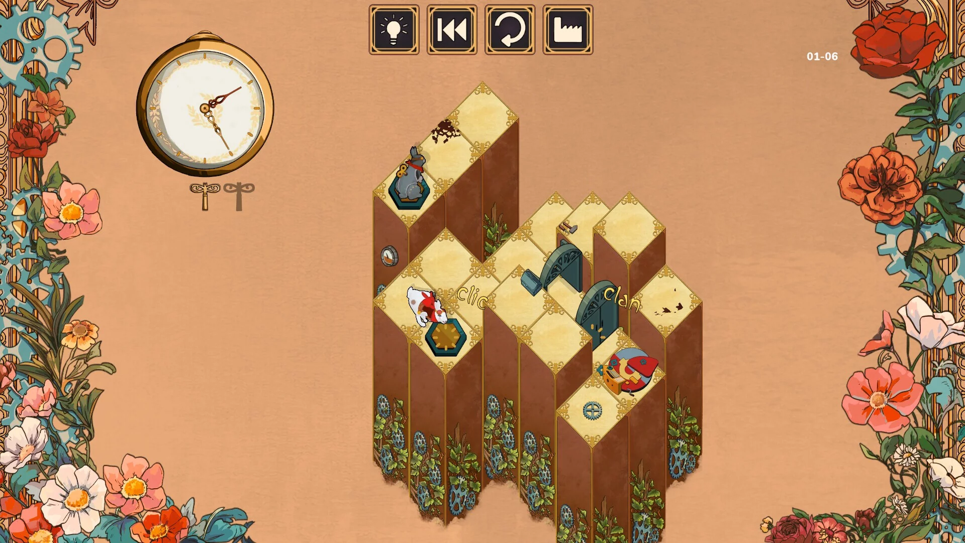 Изображение игры: Clockwork Rabbit