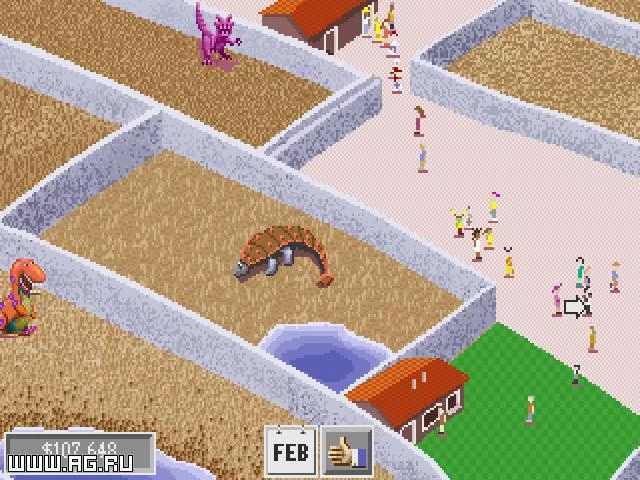 Изображение игры: Dinopark Tycoon