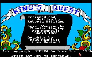 Изображение игры: King's Quest I