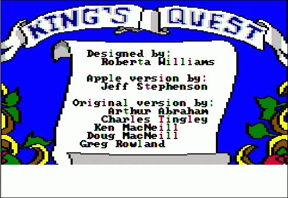 Изображение игры: King's Quest I