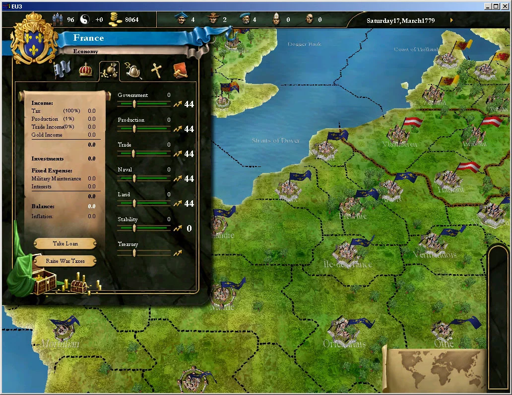 Изображение игры: Europa Universalis III Complete