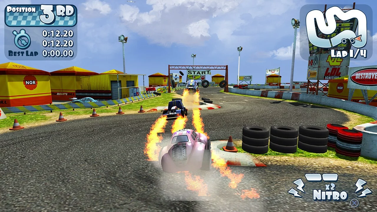 Изображение игры: Mini Motor Racing X