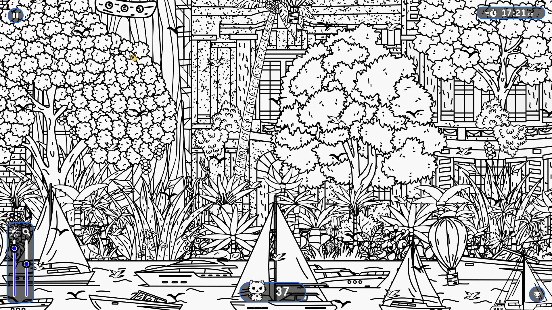 Изображение игры: 101 Cats Hidden in Cancun
