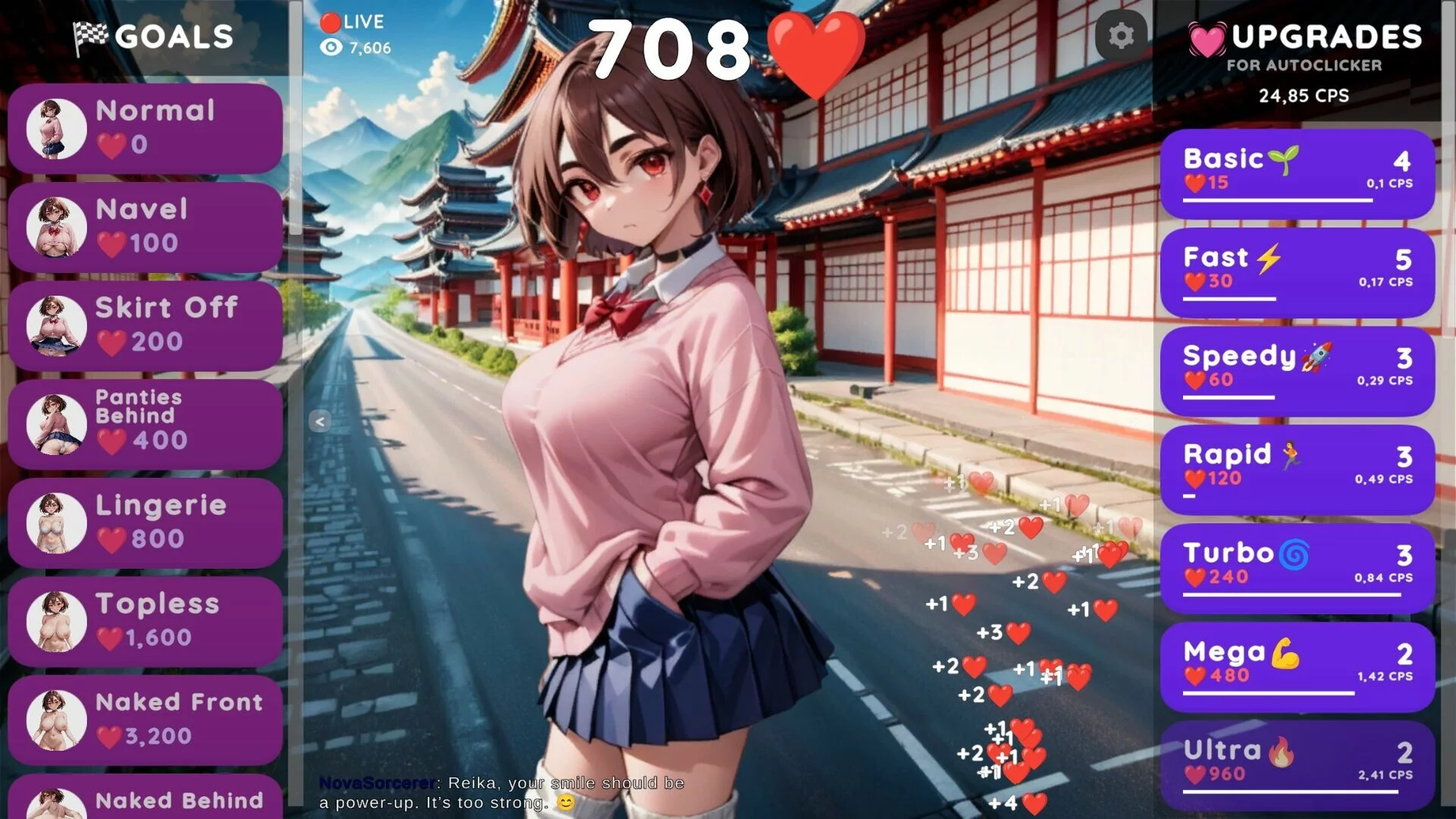 Изображение игры: Hentai Clicker: Reika is streaming