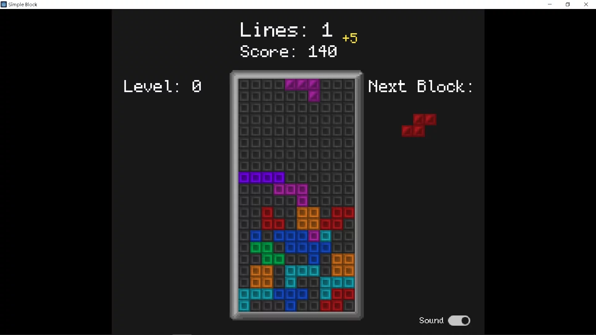 Изображение игры: Simple Block