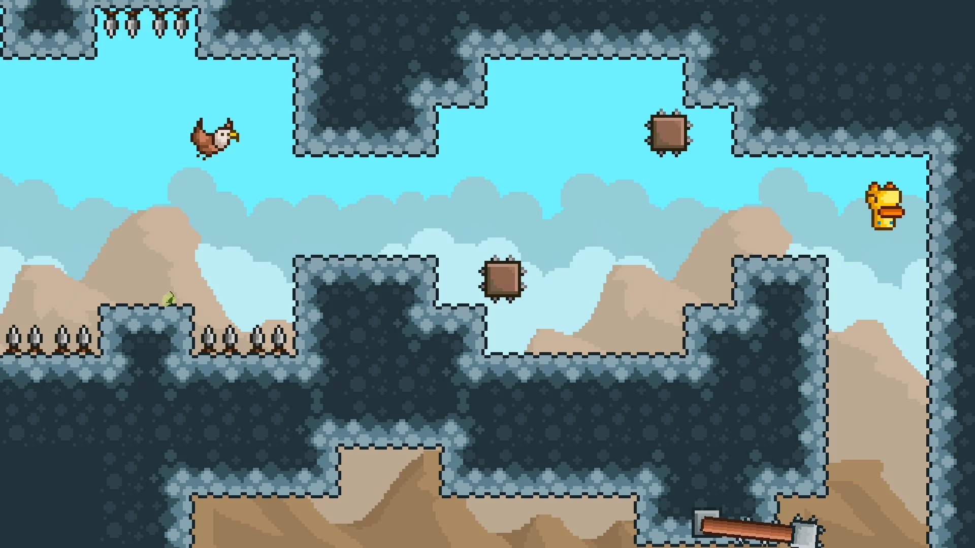 Изображение игры: Gravity Duck
