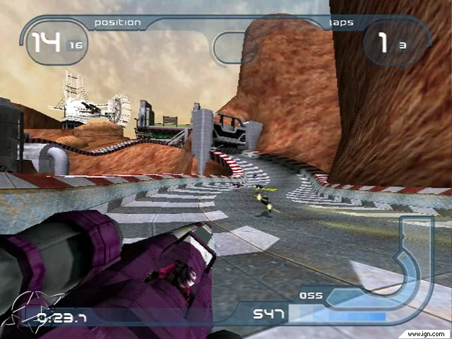 Изображение игры: Wipeout Fusion
