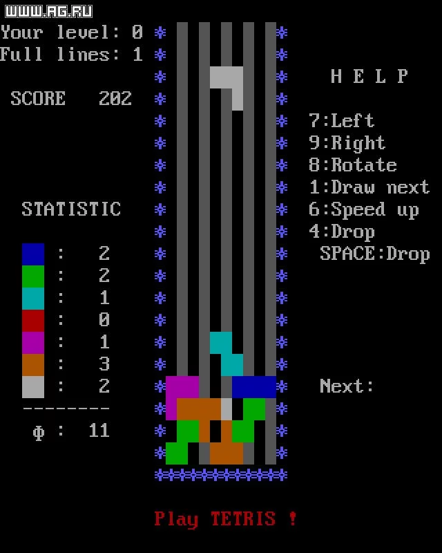 Изображение игры: Tetris (1986)