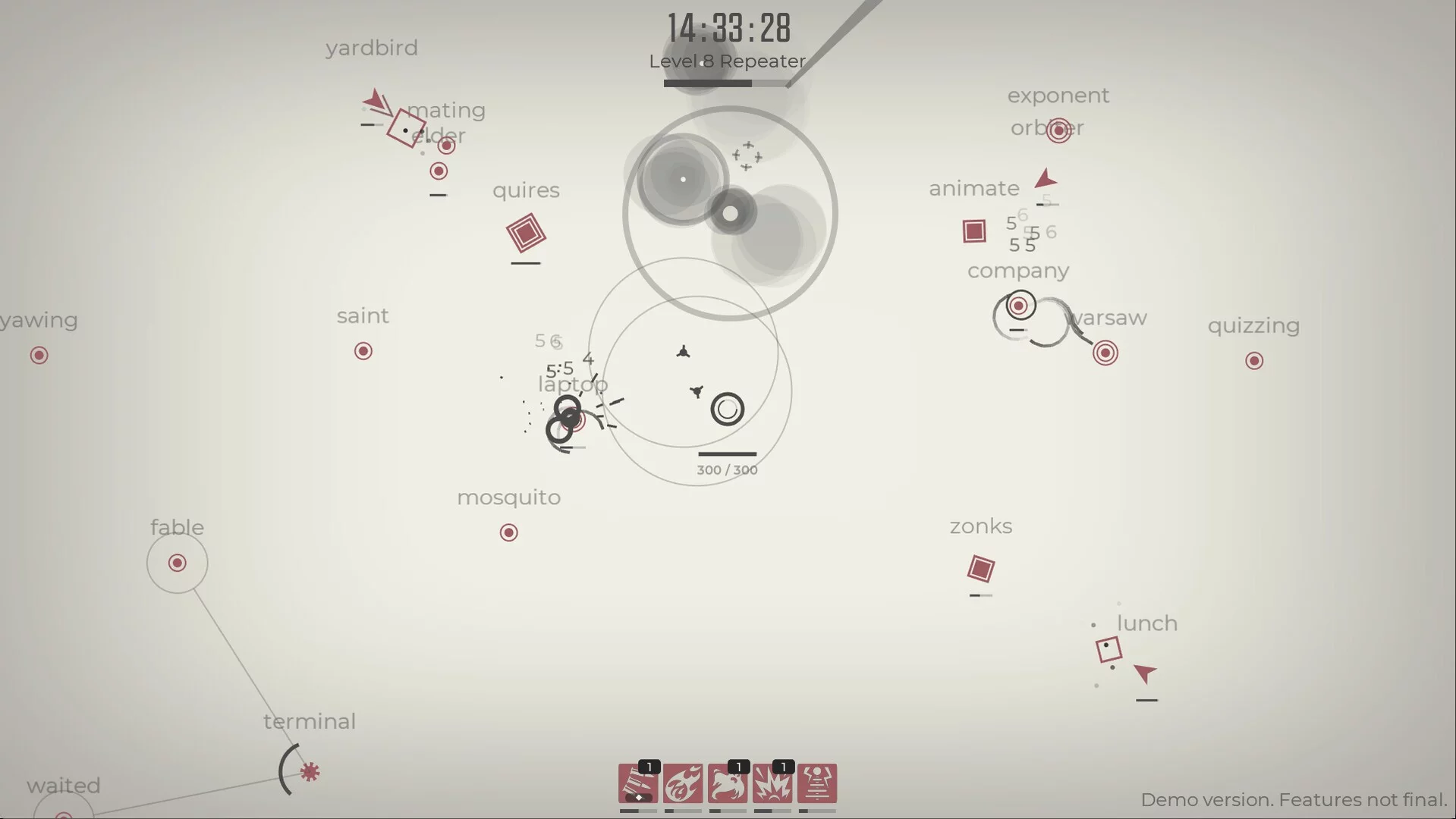 Изображение игры: Glyphica: Typing Survival