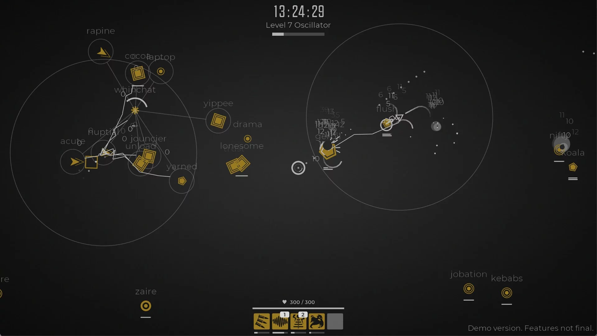 Изображение игры: Glyphica: Typing Survival
