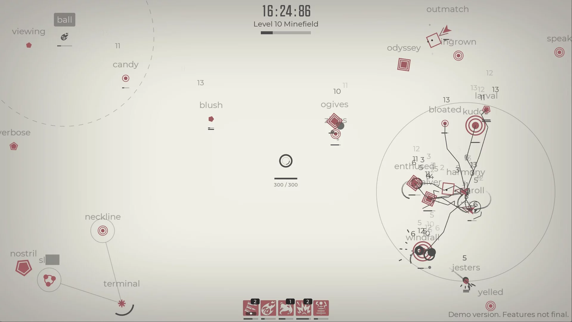 Изображение игры: Glyphica: Typing Survival