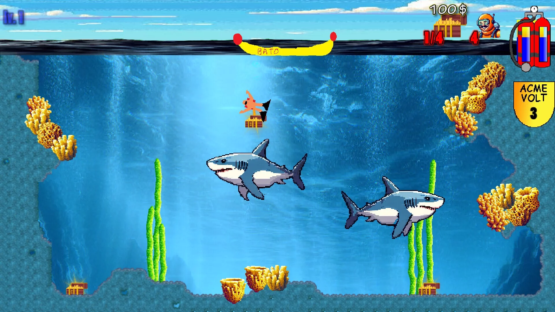 Изображение игры: Shark's Treasures Adventure