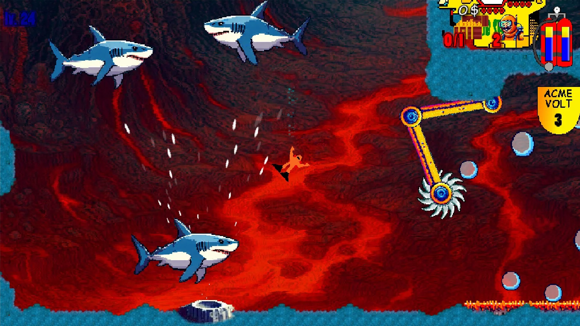 Изображение игры: Shark's Treasures Adventure