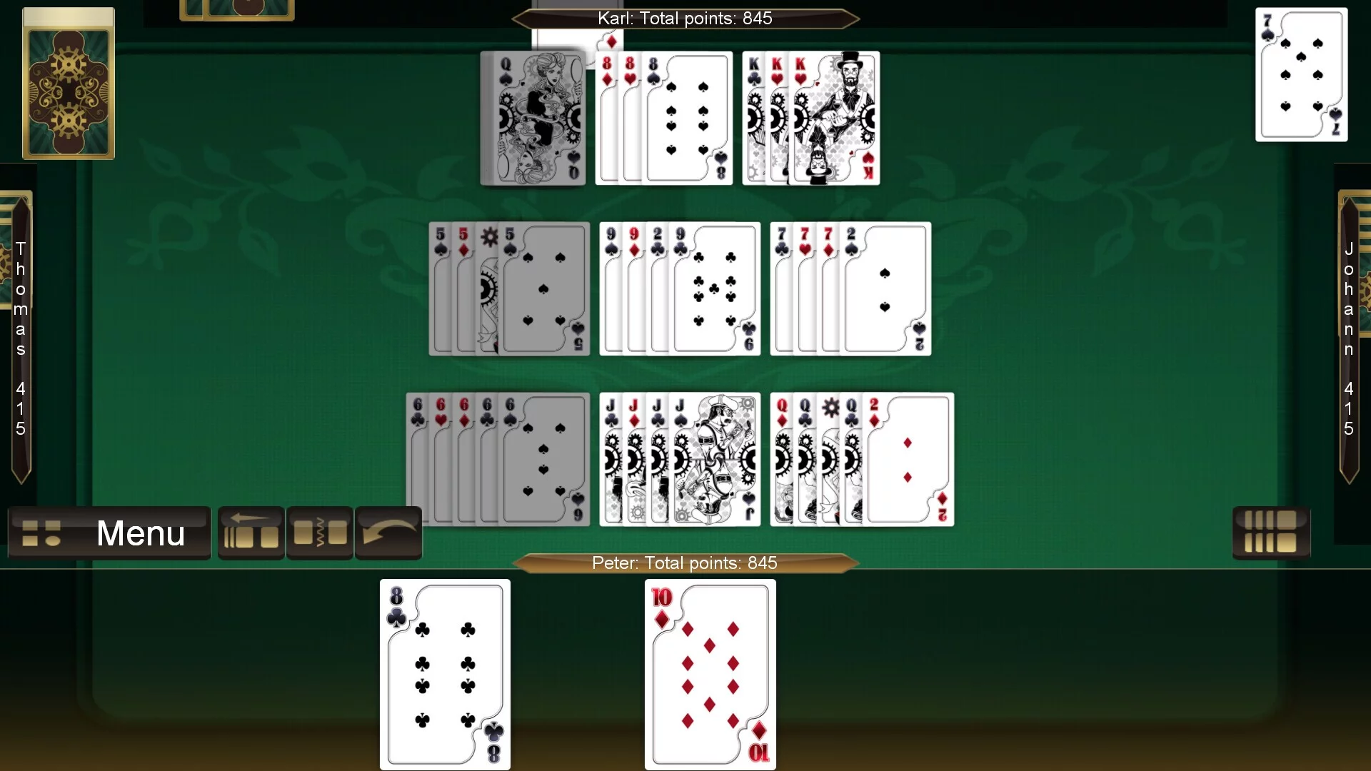 Изображение игры: Absolute Canasta for Windows 11