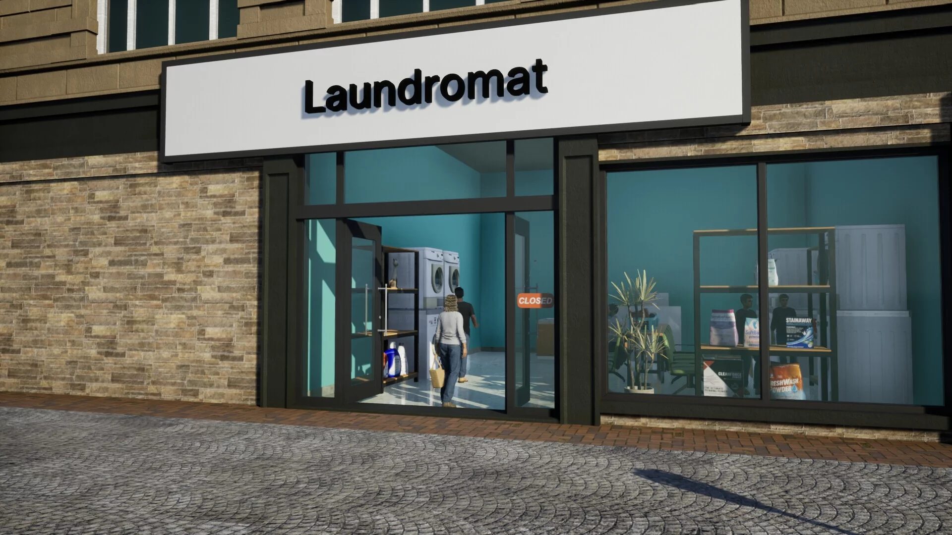 Изображение игры: Laundromat Manager Simulator