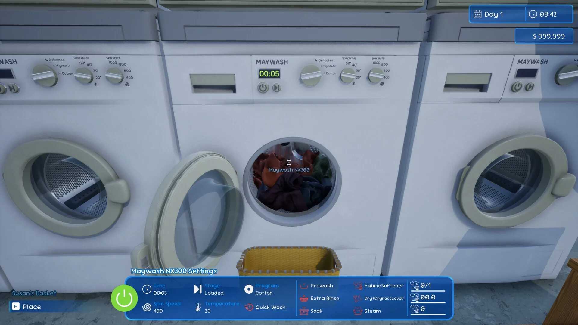 Изображение игры: Laundromat Manager Simulator