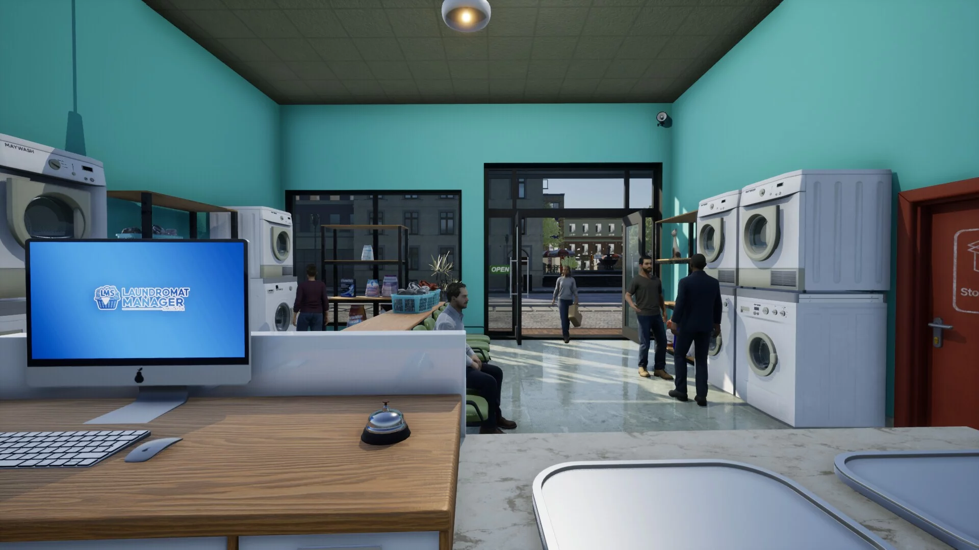 Изображение игры: Laundromat Manager Simulator