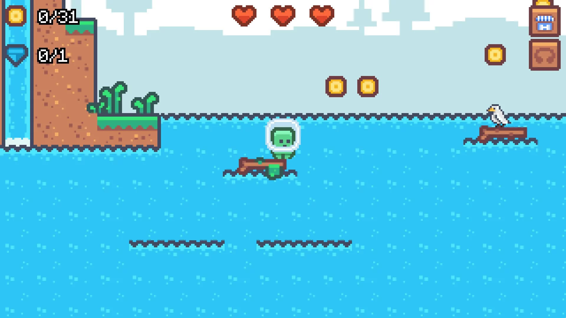 Изображение игры: Bubble's Adventure: 2D Platformer 泡泡人大冒险：2D平台