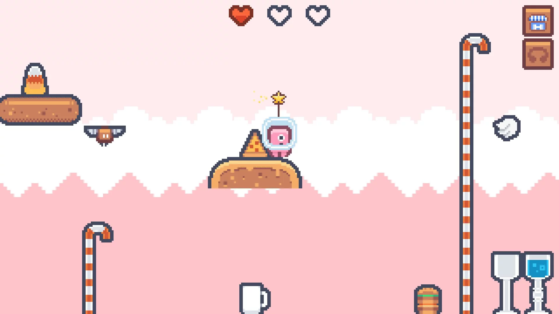 Изображение игры: Bubble's Adventure: 2D Platformer 泡泡人大冒险：2D平台