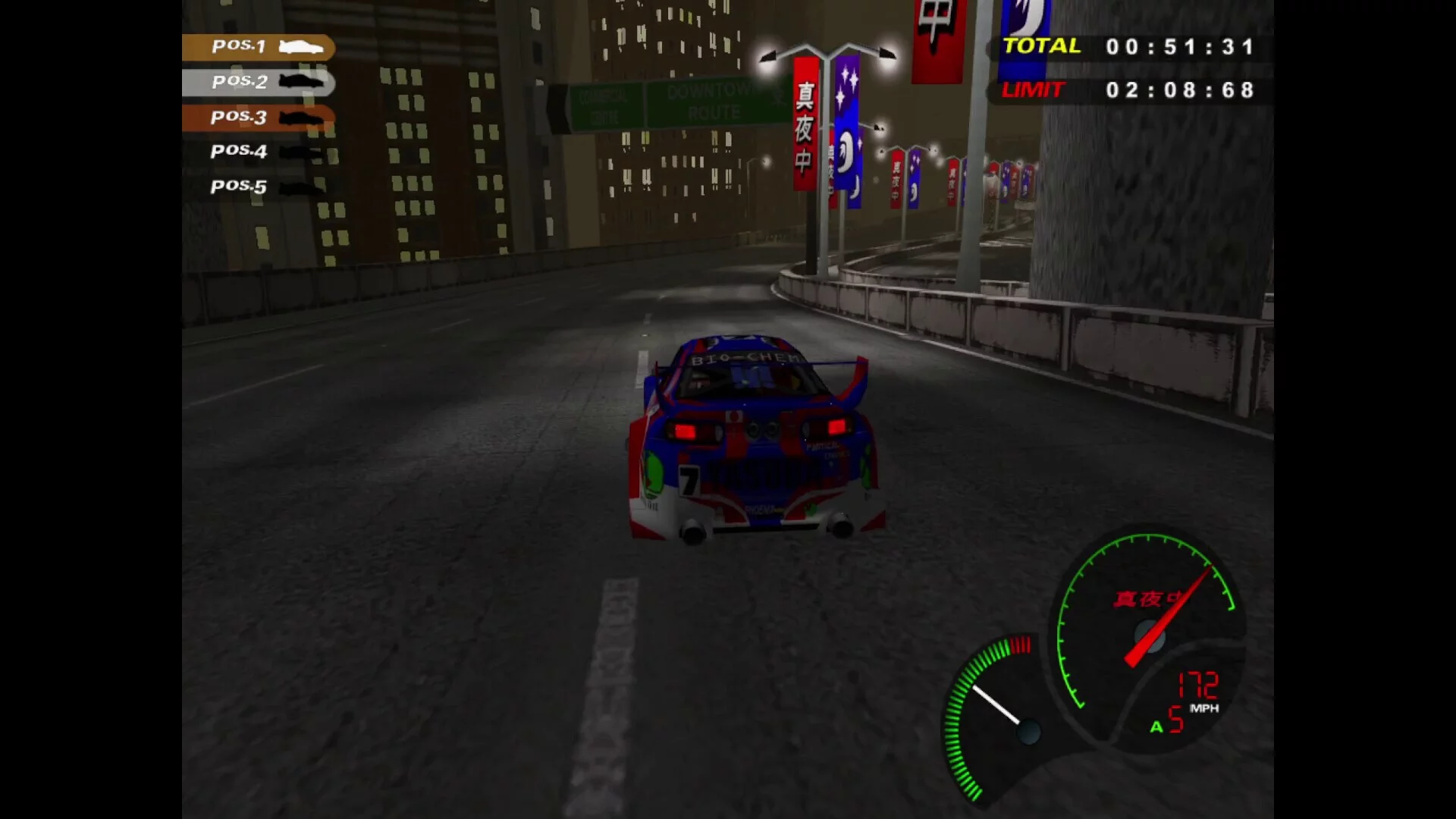 Изображение игры: Midnight GT: Primary Racer