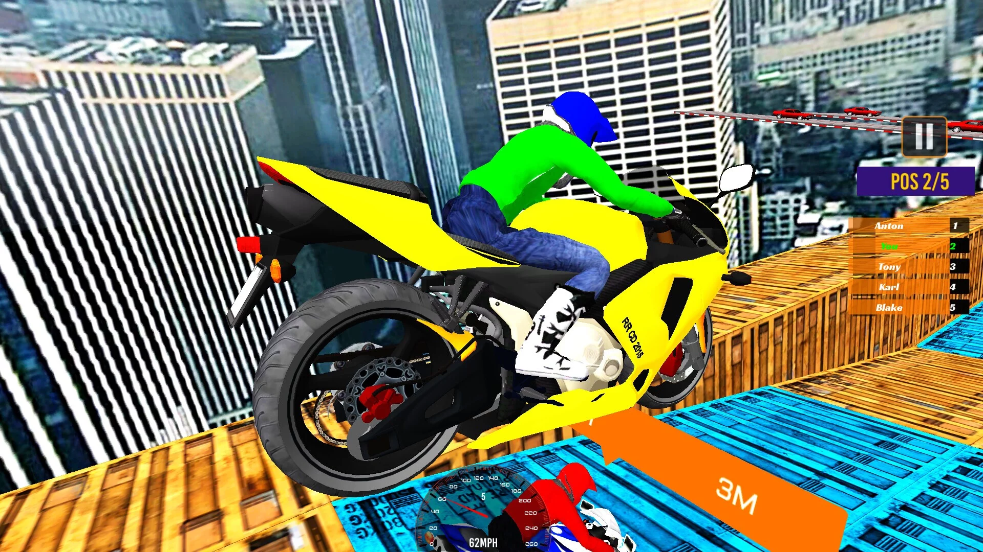 Изображение игры: Impossible Moto Sim